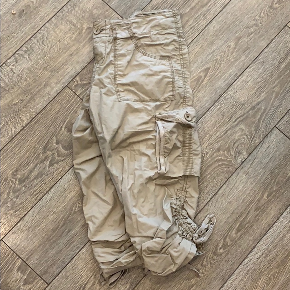 The Limited - Outback Red Khaki Drawstring Capris
